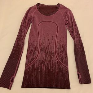 Purple Swiftly Tech Long Sleeve (2)